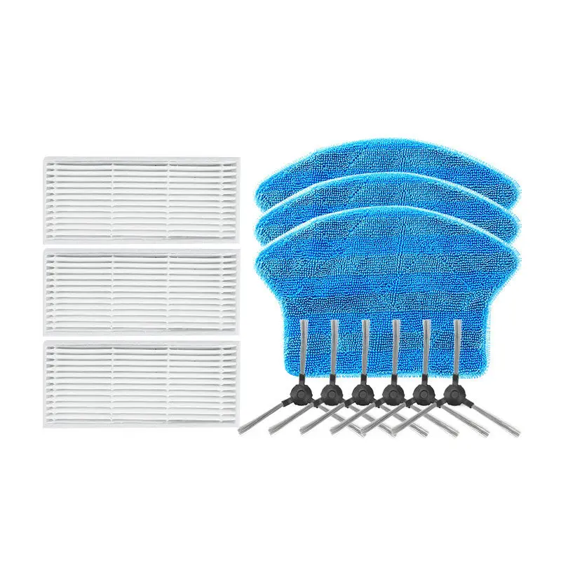 Vacuum Cleaner HEPA Filter Side Brush Mop Cloth for Redmon RV-R450 rv-r450 Robotic Vacuum Cleaner Parts Accessoreis