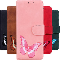 Cute Butterfly Phone Case For Xiaomi Mi 10T 9 Lite 10i 10S 11 11T CC9 CC9E Poco M3 X3 GT NFC Pro M2 F3 C3 Wallet Flip Cover D26G