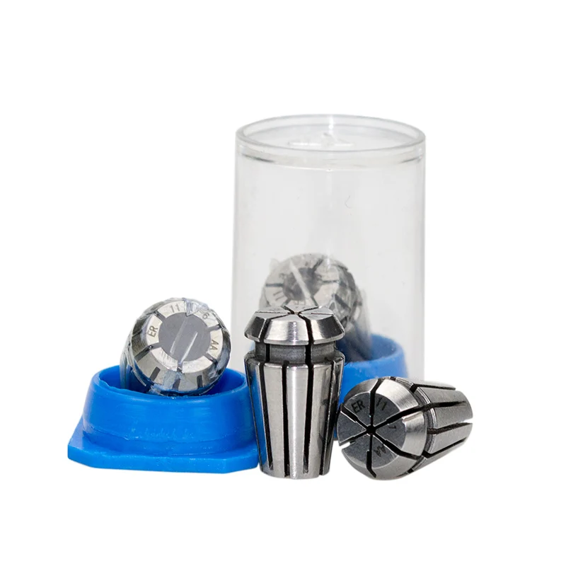 1/5 Chiếc ER8 ER11 ER16 ER20 0.008 1MM 6.5MM 10MM Mùa Xuân Collet Độ Chính Xác Cao Collet bộ Cho Khắc CNC Máy Tiện Cối Xay Dụng Cụ