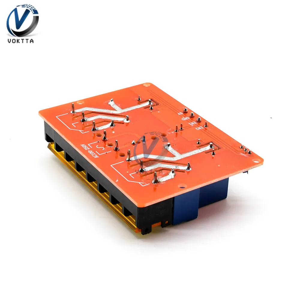 DC 5V 30A 2 Channel Relay Module High-low Level Trigger Control Relay Module isolate Relay Switch Board AC 100V-250V