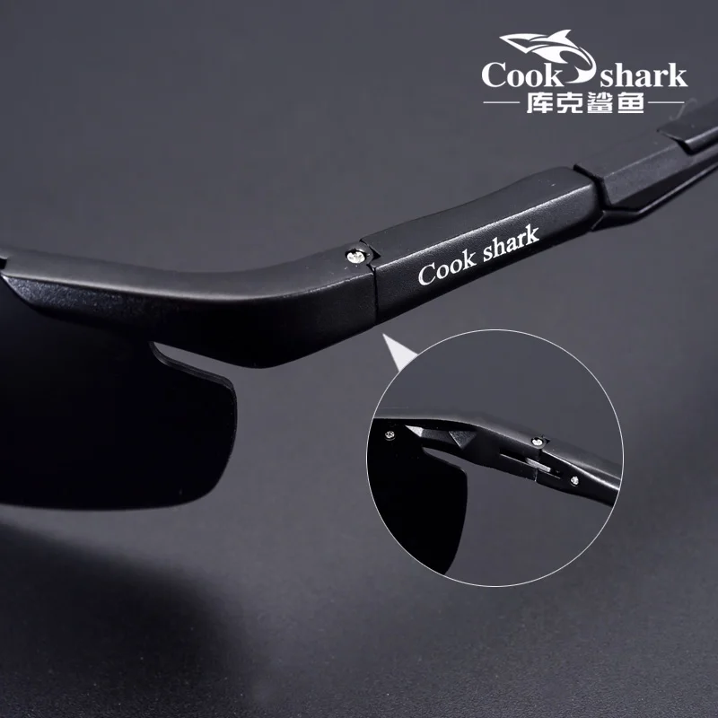 Cookshark 2020 new sunglasses men polarized sunglasses driving hipster glasses