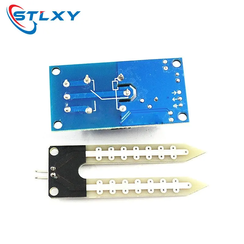 5V/12V Soil hygrometer detection sensor intelligent trolley relay controller lower than humidity start module For arduino diy