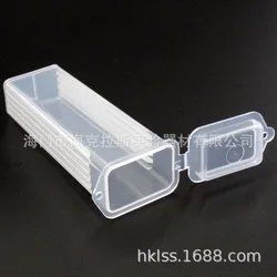 Microscopio in plastica Slide Mailer Glass Slides Holder Storage Box microsslide PP contiene 5 Dispenser Box