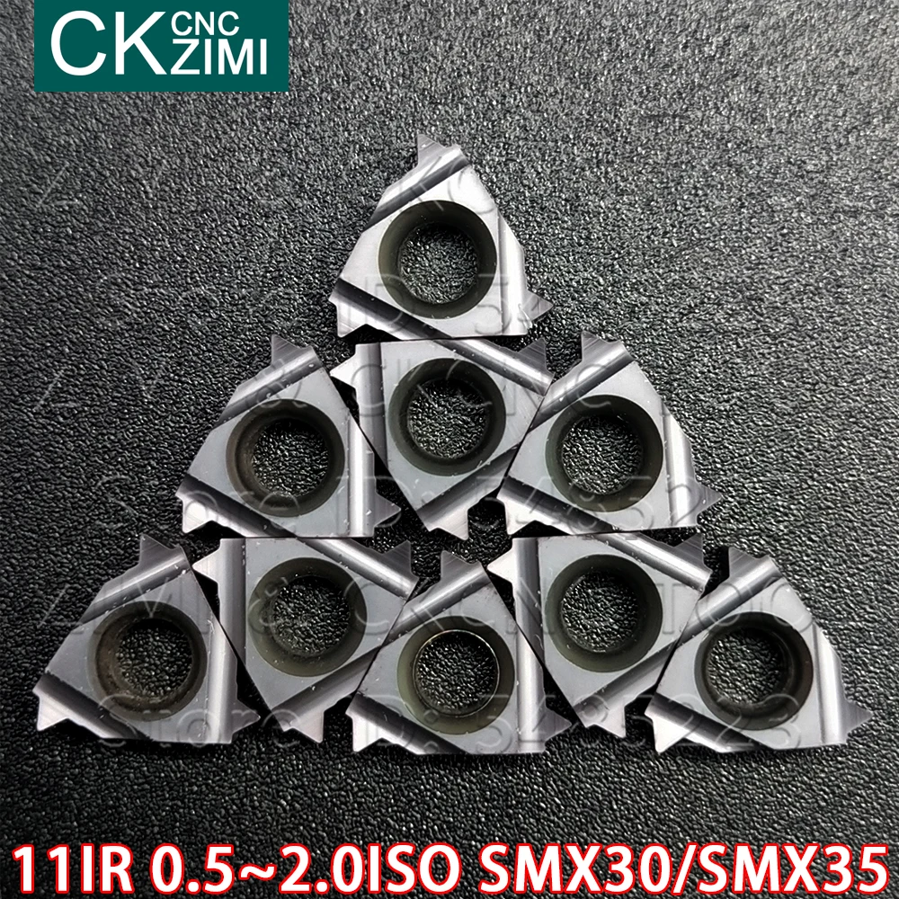 11IR 0.5ISO 0.75ISO 1.0ISO 1.25ISO 1.5ISO 1.75ISO 2.0ISO 2.5ISO SMX30 SMX35 Interne Buitendraad Draaiwisselplaten Cnc Gereedschap