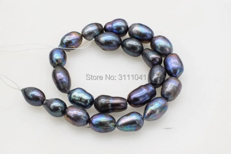 loose beads black egg  freshwater pearl 15-20mm  14