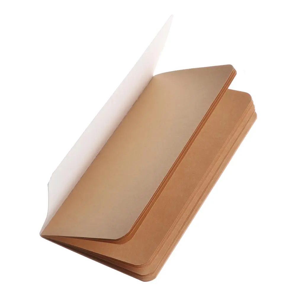 Çiçek tarzı Kraft kağıdı defter Vintage 48K boş not defteri Retro araba hattı el boyaması eskiz defteri kırtasiye malzemeleri