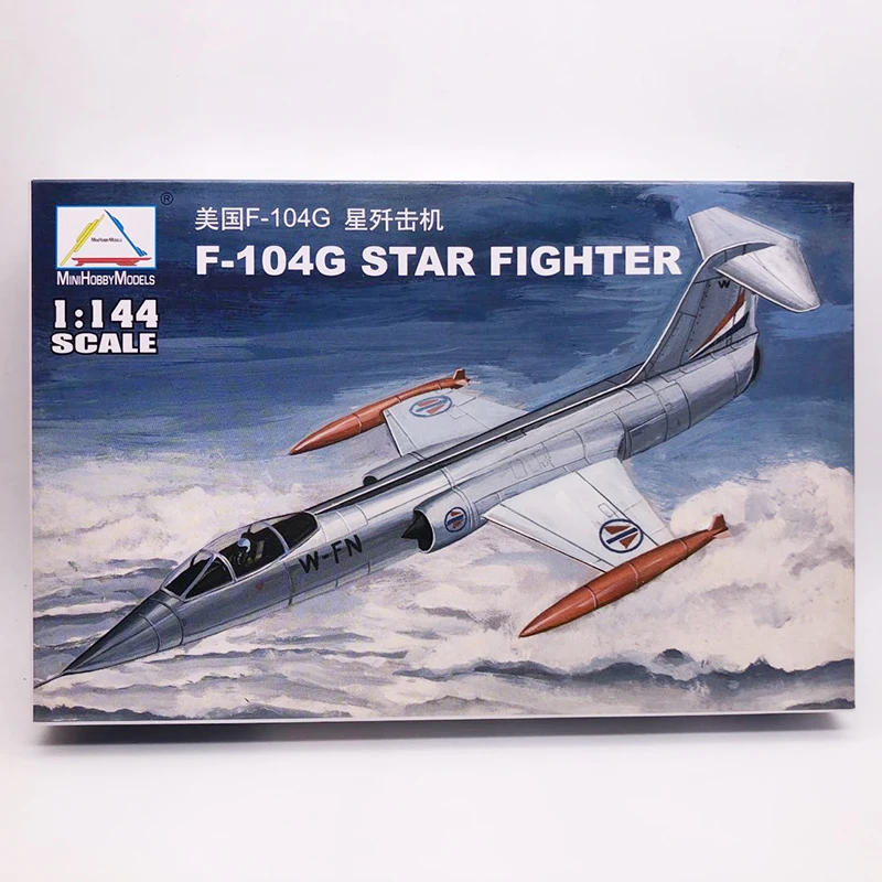 

1: 144 США F-104G Звездный истребитель Американский Air Force Военная Униформа собранные Самолеты Модель