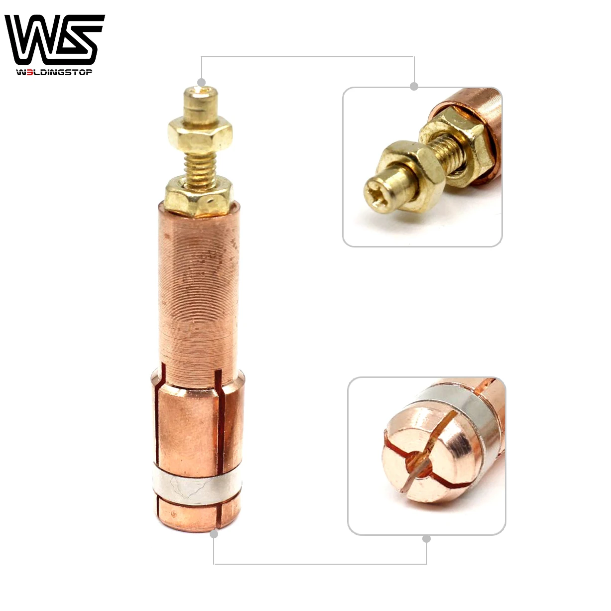 Collet M3 M4 M5 M6 M8 M10 for Capacitor Discharge CD Stud Welding Machine Torch Welder Gun Consumables