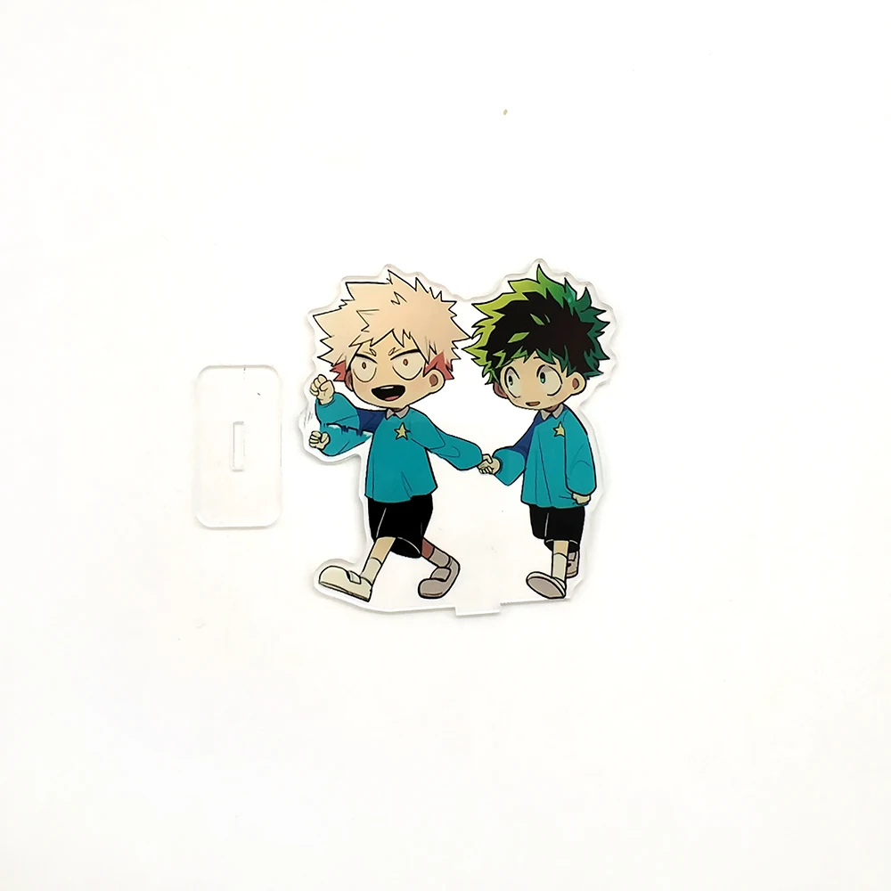 My Boku no Hero Academia childhood Midoriya Bakugo SMALL acrylic stand figure model plate holder cake topper anime boku