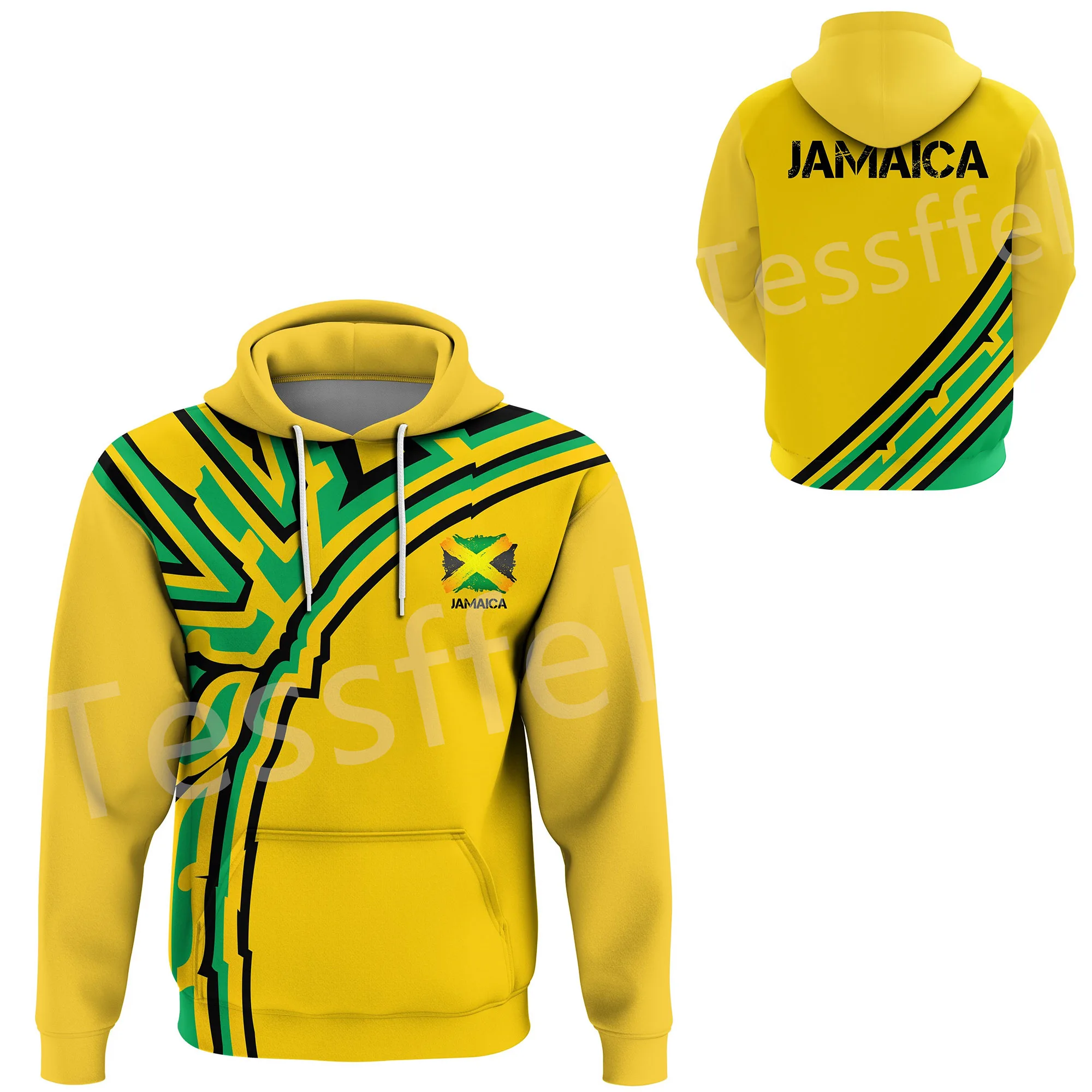 Tessffel County Flag Africa Jamaica King Emblem Lion NewFashion Tracksuit 3DPrint Men/Women Streetwear Harajuku Funny Hoodies 10