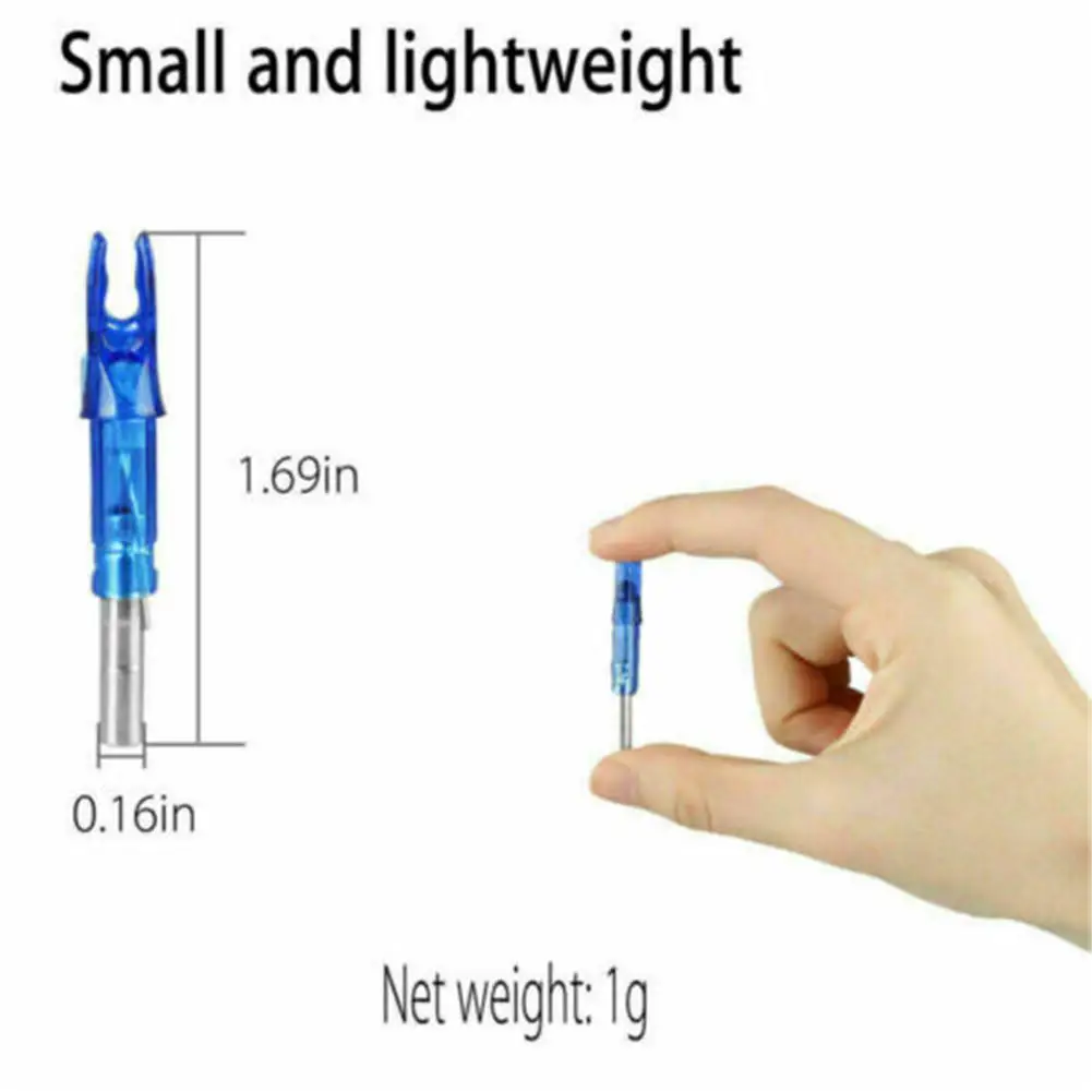 12 шт. автоматически Φ свет гаечный хвост для стрел арбалета 6,2 мм
