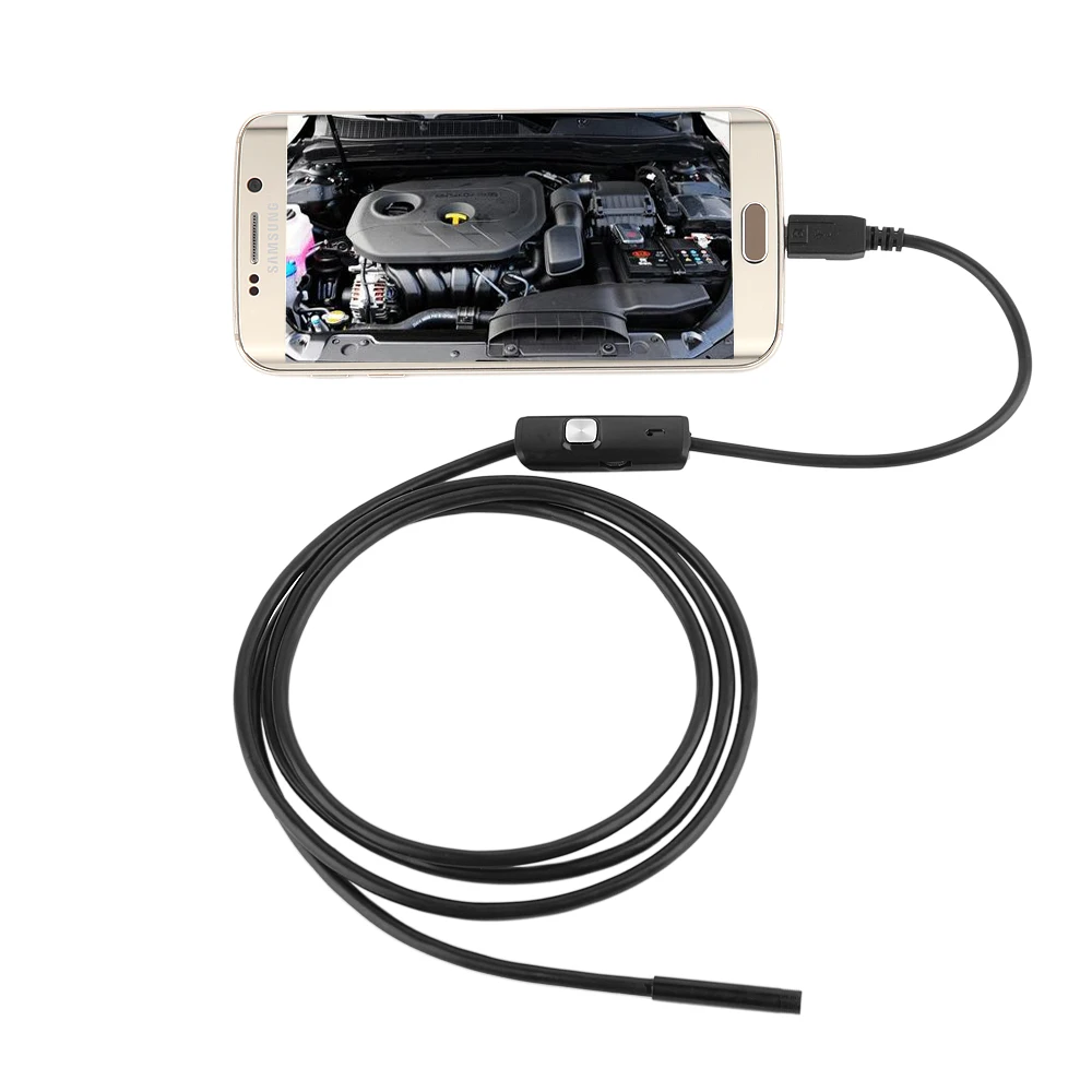 Android Endoscop Camera Flexible Schlange Inspektion Camera Wasserdicht Video Endoscop Für Smartphone USB Windows PC