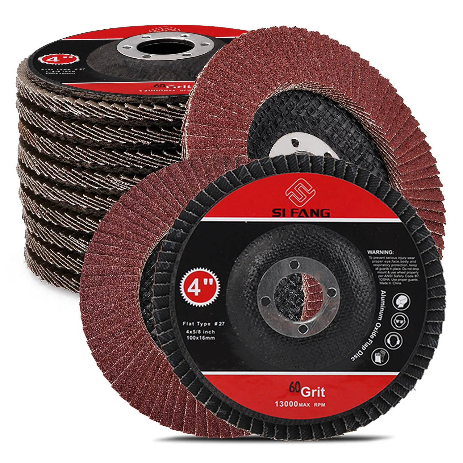 10Pcs 100mm 4 zoll Professionelle Flap Discs 60-320Grit Schleif Disk Schleifen Räder Klingen Für Winkel Grinder Schleif Zubehör