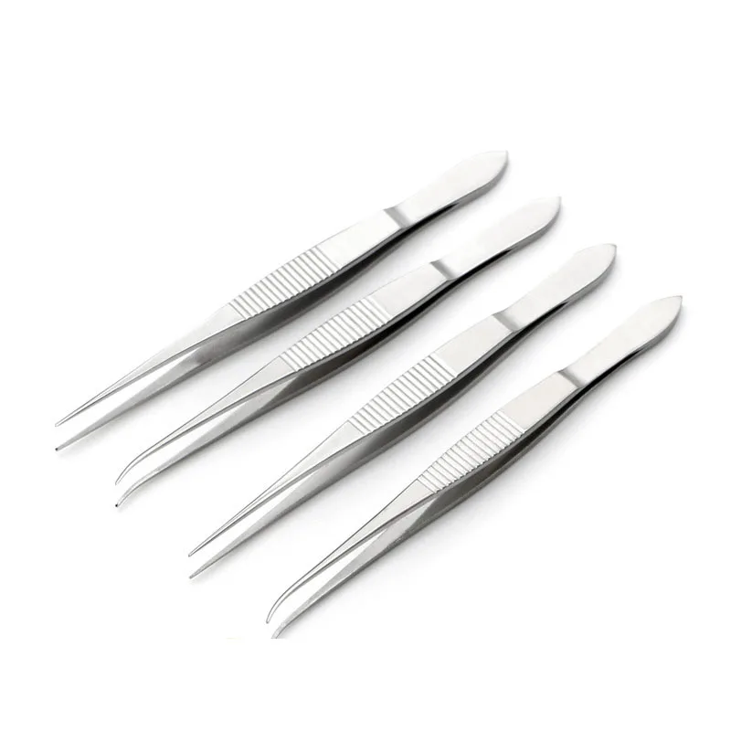 Ophthalmology Double Eyelid Tweezers Fine Titanium Alloy Minimally Invasive 10cm Plastic Tweezers Beauty Tooth Tweezers Stitch R