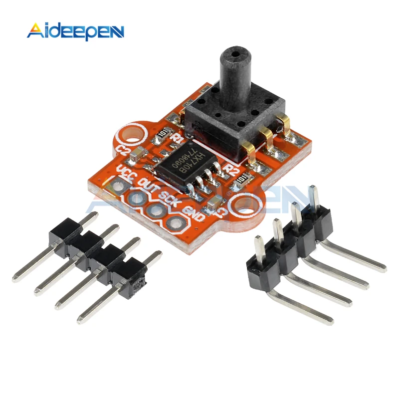 3.3-5V Digital Barometric Pressure Sensor Module Liquid Water Level Controller Board 0-40KPa Connect 2.5mm Soft Tube For Arduino