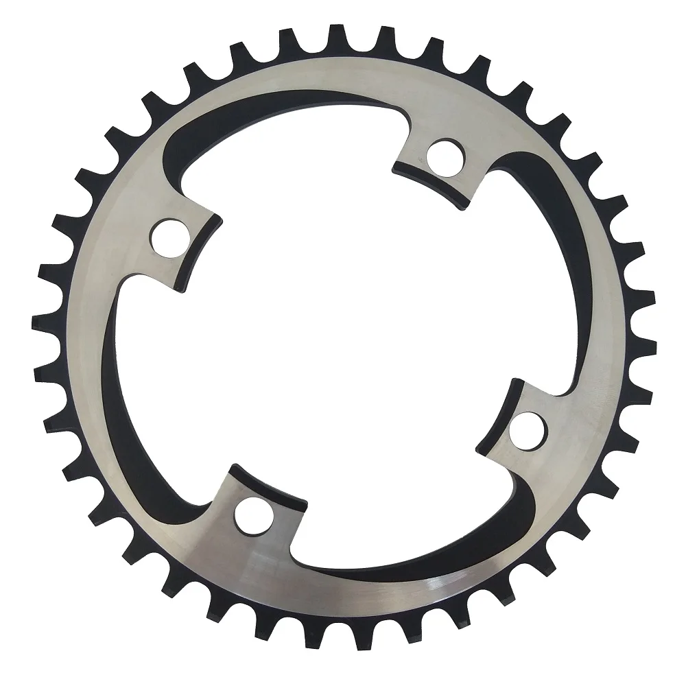 TRUYOU Round Narrow Wide Chain Ring 34T/36T/38T/40T/42T 104 BCD MTB Chainring Bike Crankset Tooth Plate Chainwheel 10/11 Speed