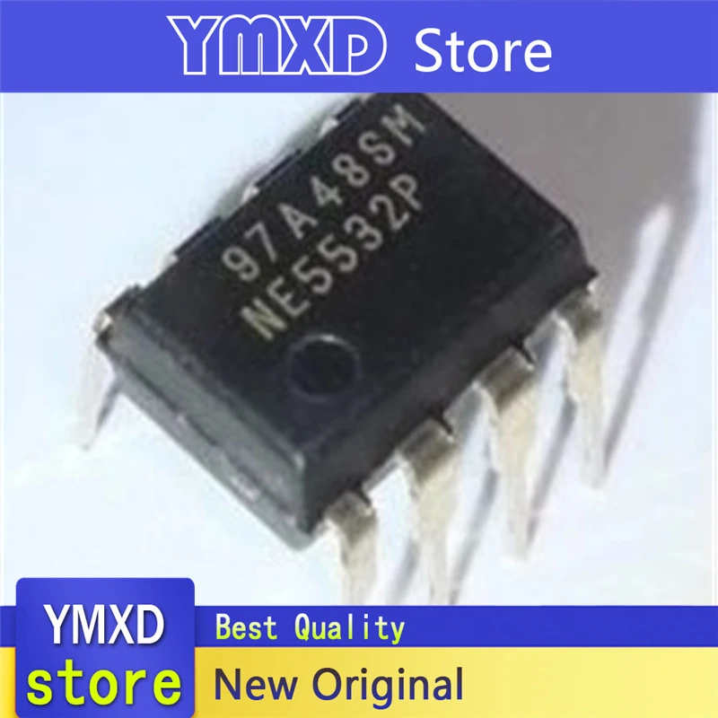 10pcs/lot New Original NE5532 NE5532P NE5532N operational amplifier in-line DIP8 In Stock