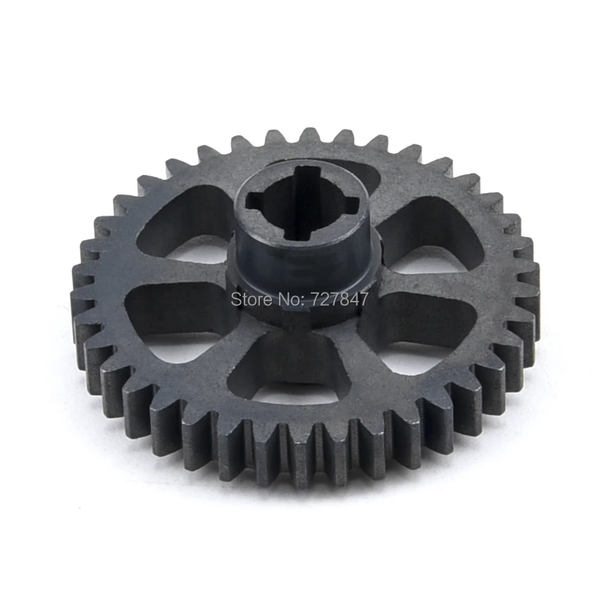 1set 38T Steel Metal Diff Main Gear & 17T Motor Pinion Gear Spare Parts for WLtoys RC 1/18 A959 A949 A969 A979 K929