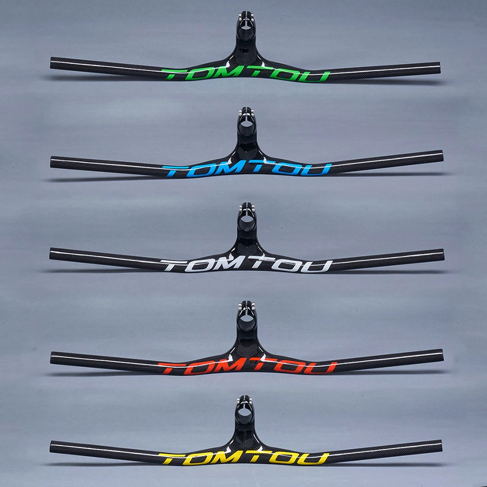 

Из карбонового волокна от TOMTOU велосипед MTB Rise ластообразный Интегрированный руль Ширина 580/600/620/640/660/680/700/720 мм