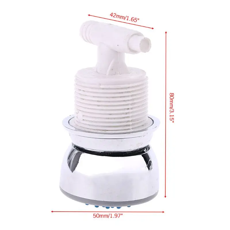 Bathroom Hydromassage Showerhead Water Saving Rotatable Massage Shower Nozzle