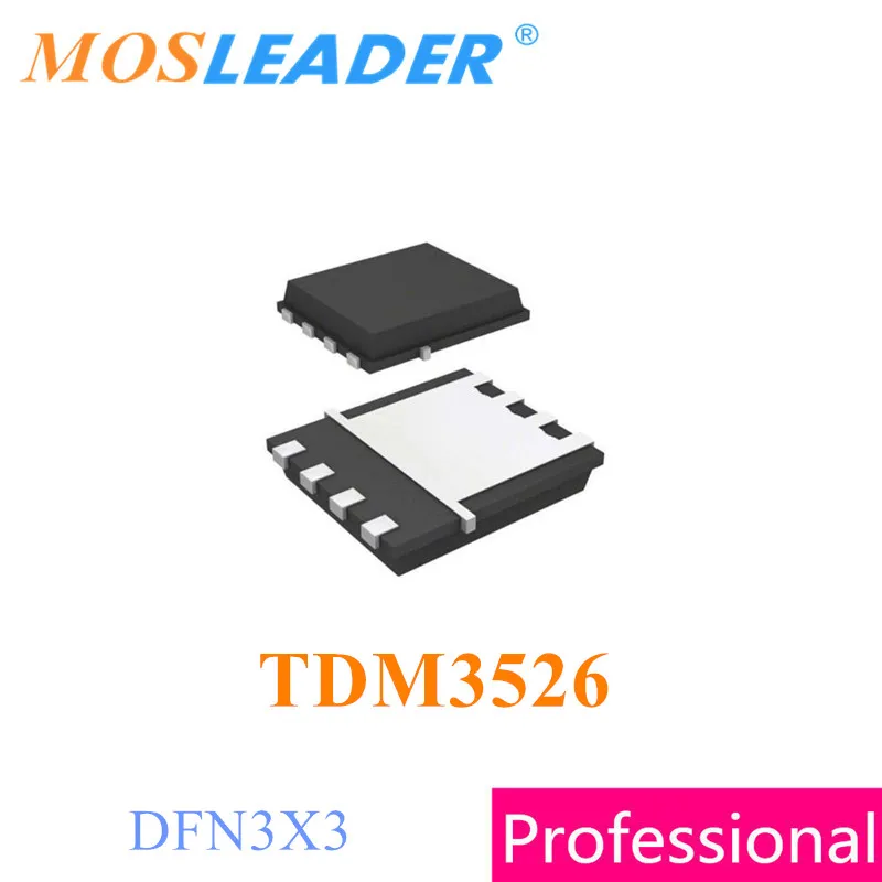 

Mosleader TDM3526 DFN3X3 100PCS 500PCS 1000PCS N-Channel 30V 70A Chinese Mosfets High quality