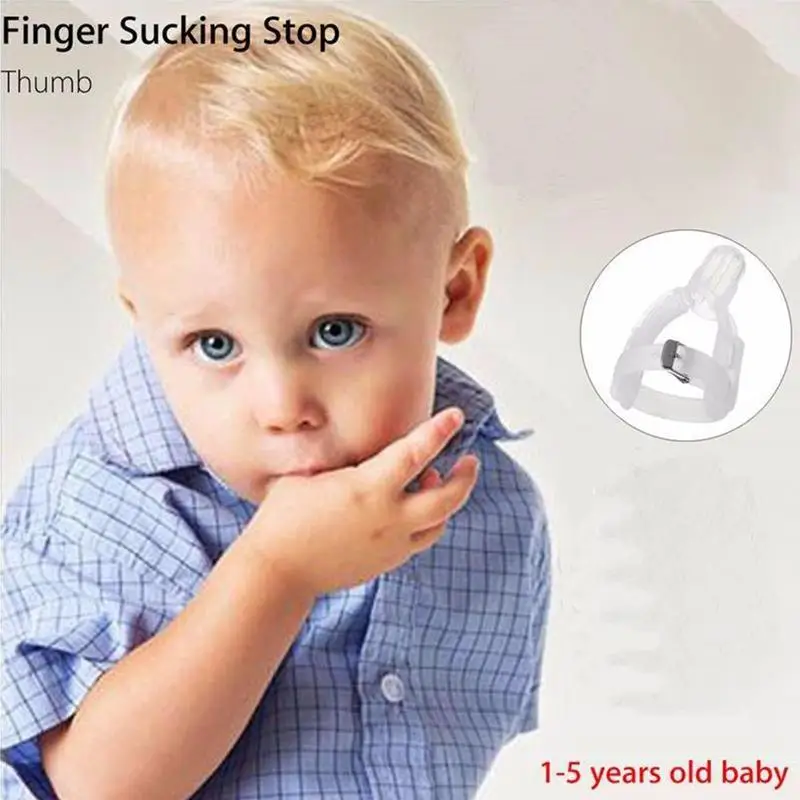 

Non-Toxic Silicone Baby Nipple Thumb Sucking Stop Finger Guard Treatment Kit To Stop Thumb Sucking Bite Correction