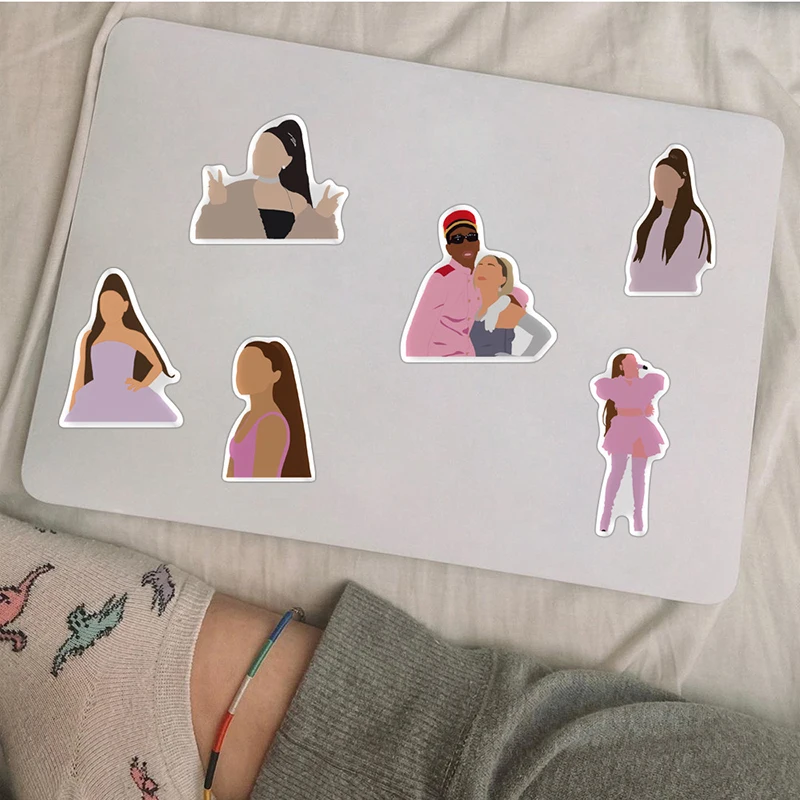 10/30/50Pcs Ariana Grande Zanger Stickers Waterdichte Laptop Telefoon Skateboard Notebook Motorfiets Computer Telefoon Speelgoed Kids sticker