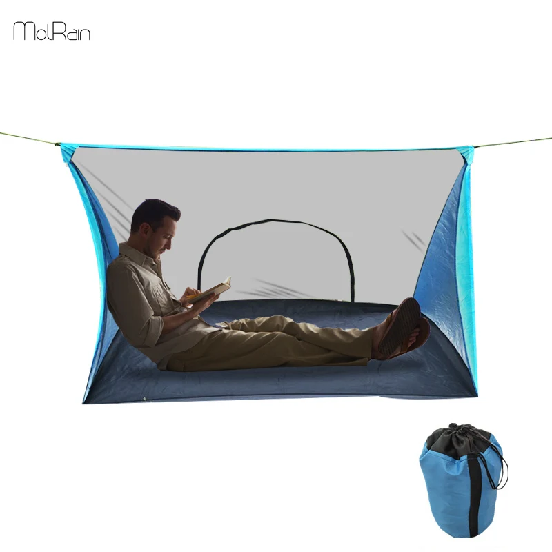 Outdoor Camping Mosquito Nets for Adults Portable Poleless Tourist Mountaineering Travel Tent Double People Moustiquaire Outdoor