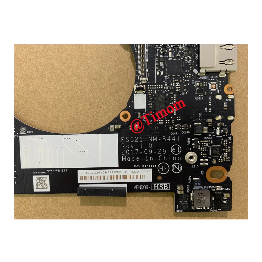 Imagem -03 - para Ideapad 720s13arr 81br 100 Testado Laptop Motherboard Fru Nm-b441 5b20q59422 5b20q59378 5b20q59409 5b20q59464 R52500u 8g