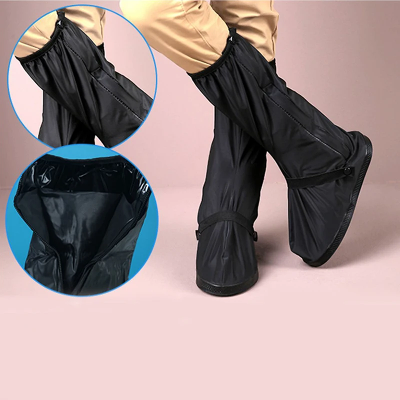 Outdoor Waterproof Shoes Covers For Shoes Motorcycle Cycling Bike Rain Boot Rainy Day Boots Covers Anti-slip Overshoes Rain Shoe