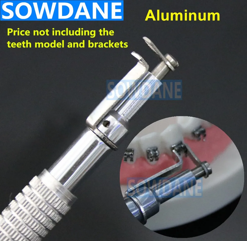 Autoclavable Dental Orthodontic Positive Bracket Positioner Placer Aluminum Bracket Holder Ortho Dentist Placing Brace Tool