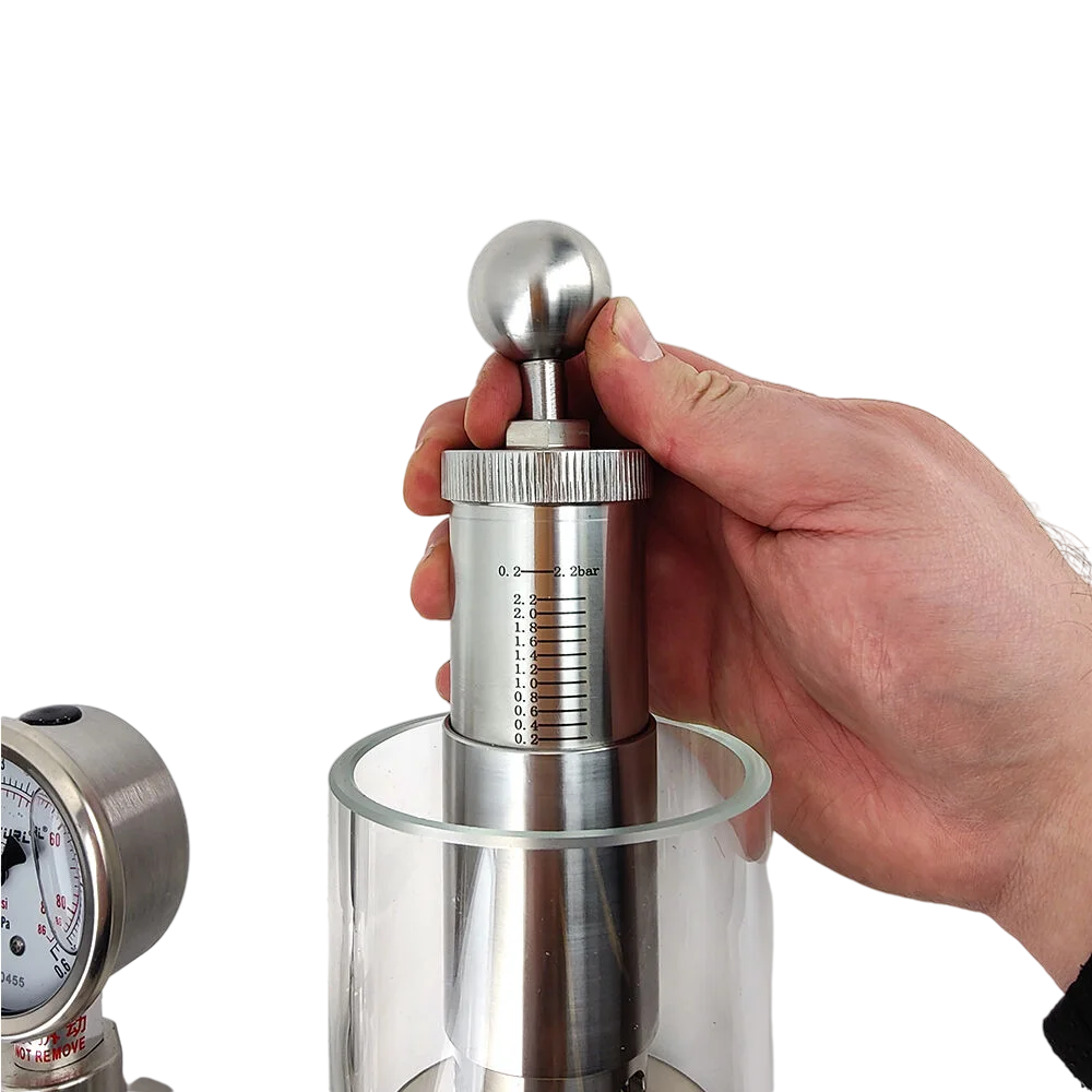 KegLand 1.5 Inch Tri-Clover Spunding Valve with Pressure Gauge 0.2 - 2.2 Bar (2.9 - 32 Psi) Beer Home Brewing Accessory