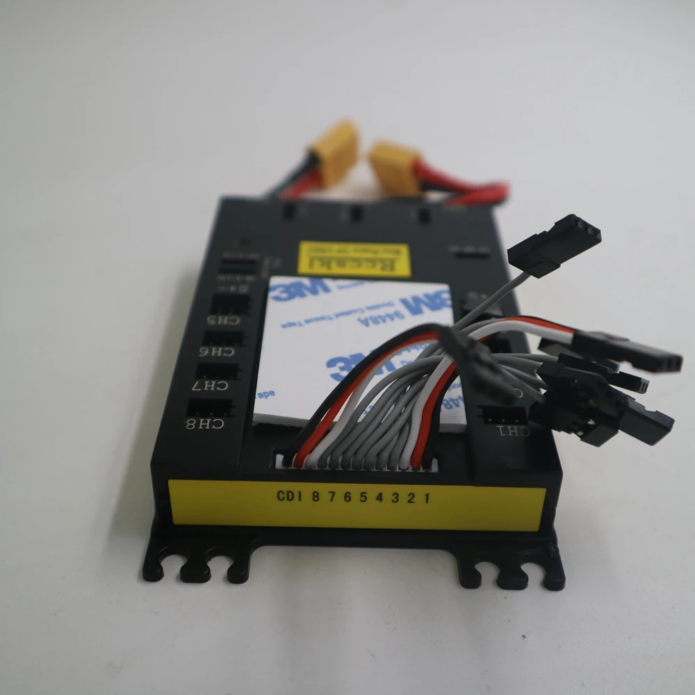 Mini Servo Section board Power Box for gas plane with 20A UBEC