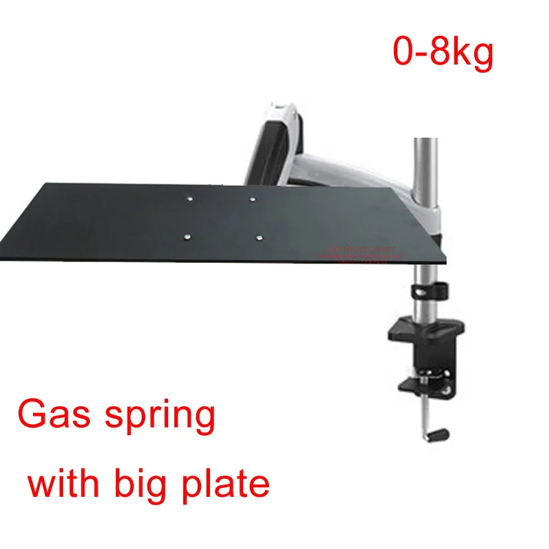 

DL-GM112KY Aluminum 27inch 0-8kg 360 rotate clamp air press gas strut gas spring keyboard mount with mouse Laptop desktop holder