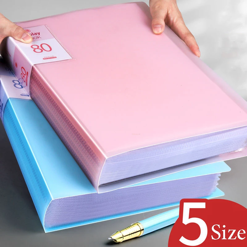 Classeur A4 Multicouche Transparent pour Documents de Test de Grossesse, Sac de Rangement, Journal de Réception