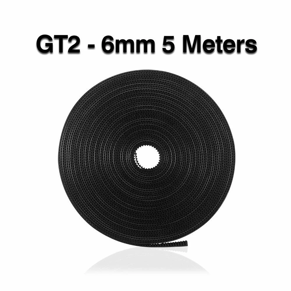 Aokin GT2 Riem, 5 Meter GT2 Distributieriem 6Mm Breedte Fit Voor 3D Printer Reprap Mendel Rostock Prusa Creality CR-10 Ender 3 anet A8