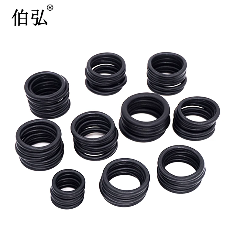 NBR O Ring Seal Gasket Thickness CS3.5mm OD12-200mm Wear Resistant Automobile Petrol Nitrile Rubber O-Ring Waterproof Black image 6