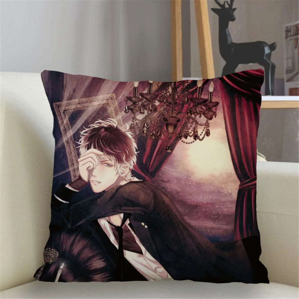 

HXDIABOLIK LOVERS Pillowcase Throw Cushion Cover Print Pillowcase Home Decor Sofa Living Room Throw Pillow Cover