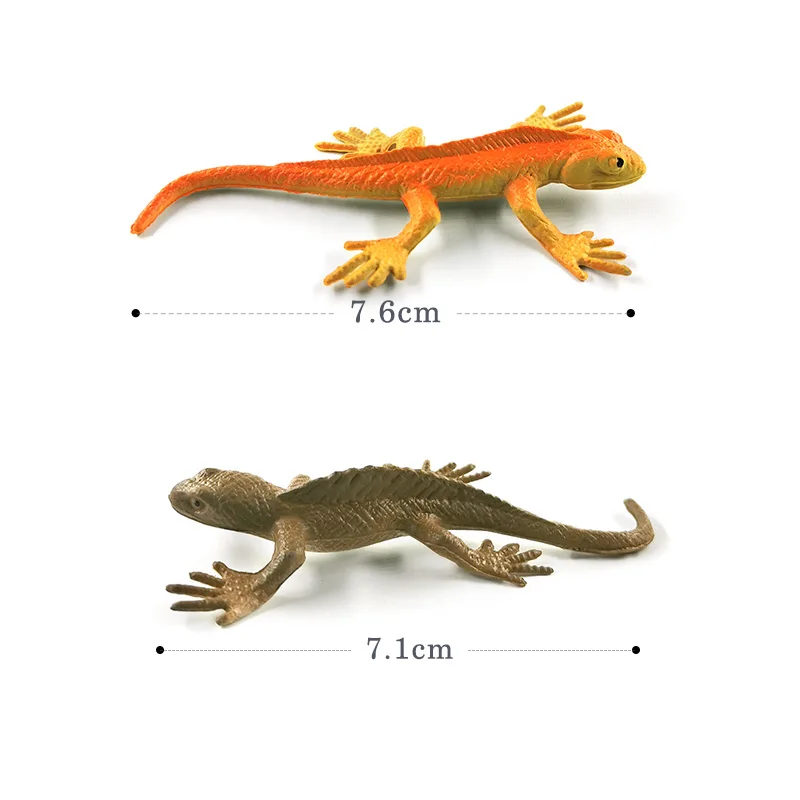 12pcs New Simulation Small Lizard Tree Reptile animal model Lifelike action figure home decor Gift For Kids toys for children