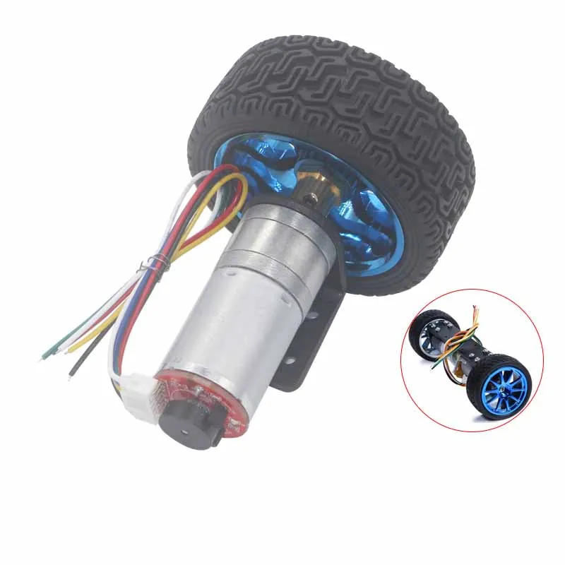 

25GA370 DC Gear Motor with Encoder Speed Disc, High Power and Large Torque Motor, Balance Car Special Motor,CW/CCW