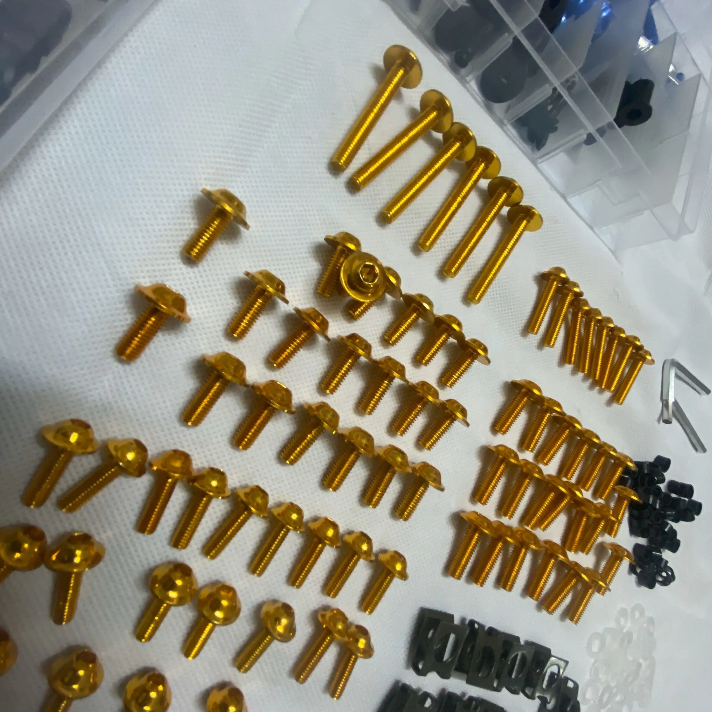 Full Body Fairing Bolt Screw Kit Fixation 100% For YAMAHA YZF R25 R3 R1 R6 MT-01 MT-03 MT-07 MT-09 MT-10 R6S