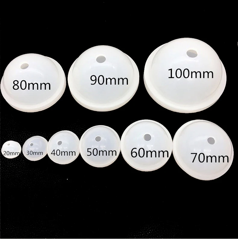 2-10CM 3D Kula Kula Silikonowa Forma Okrągła Przezroczysta Forma do Żywicy UV Żywica Epoksydowa Artykuły Rzemieślnicze Żywica Epoksydowa Miękka Forma — zdjęcie 4