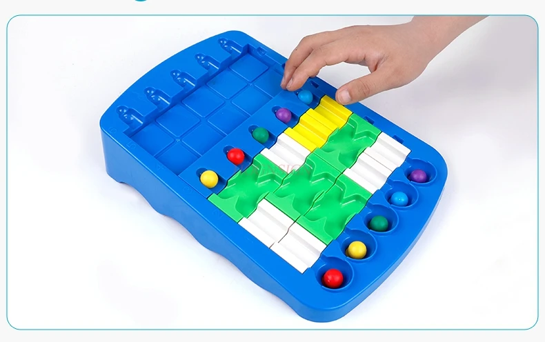 Find the route to the ball rolling educational toys stereo maze parent-child interactive desktop focus game