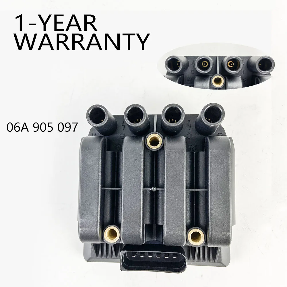 

Ignition Coils 2.0 06A905097 For VW POLO JETTA GOLF CADDY BEETLE OCTAVIA GOL BORA