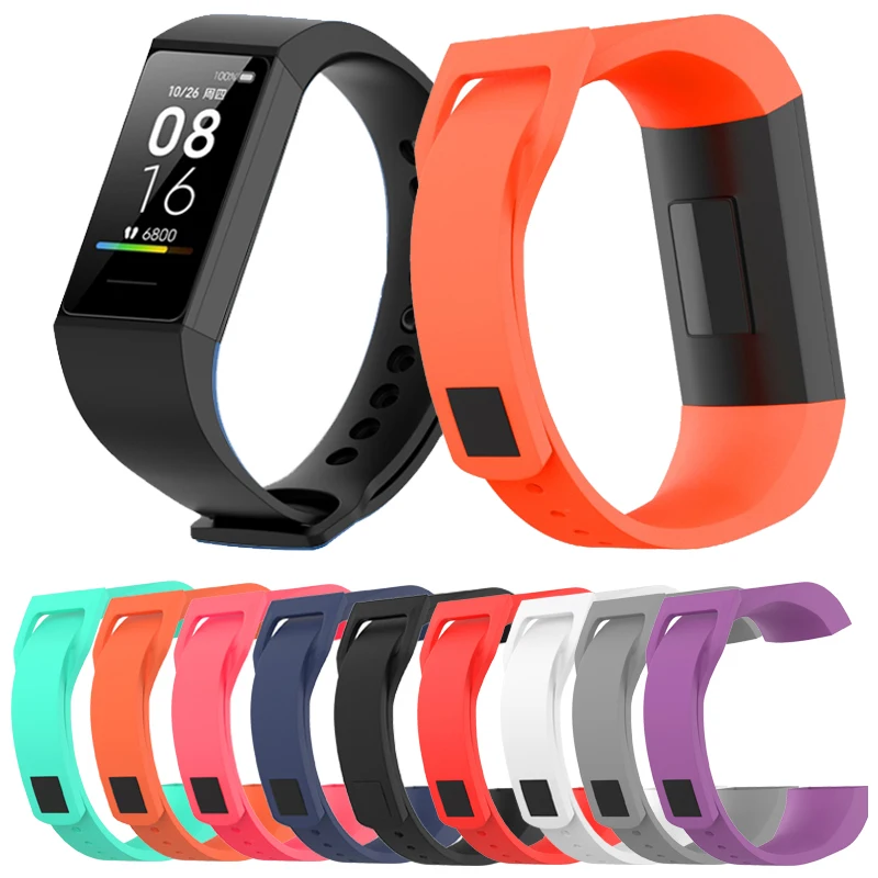 Silicone Strap for Xiaomi Mi Smart Band 4C Replacement Wristband for Xiaomi Redmi Band Sport Watch Bracelet For Redmi watchband