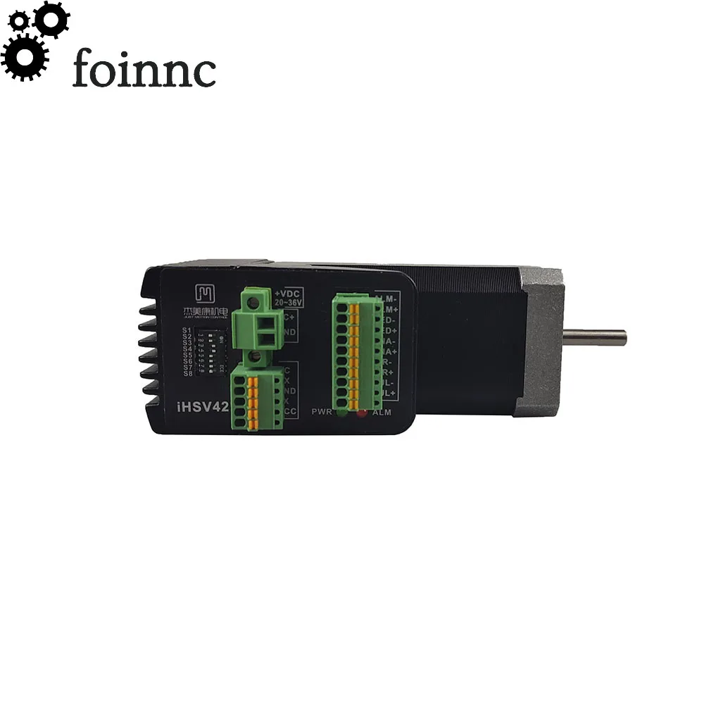 Servomotor Nema17 de CC integrado, 42, 78W, 0.185NM, codificador de línea 1000, 20-36VDC, control de accionamiento, servomotor integrado, IHSV42-40-07-24