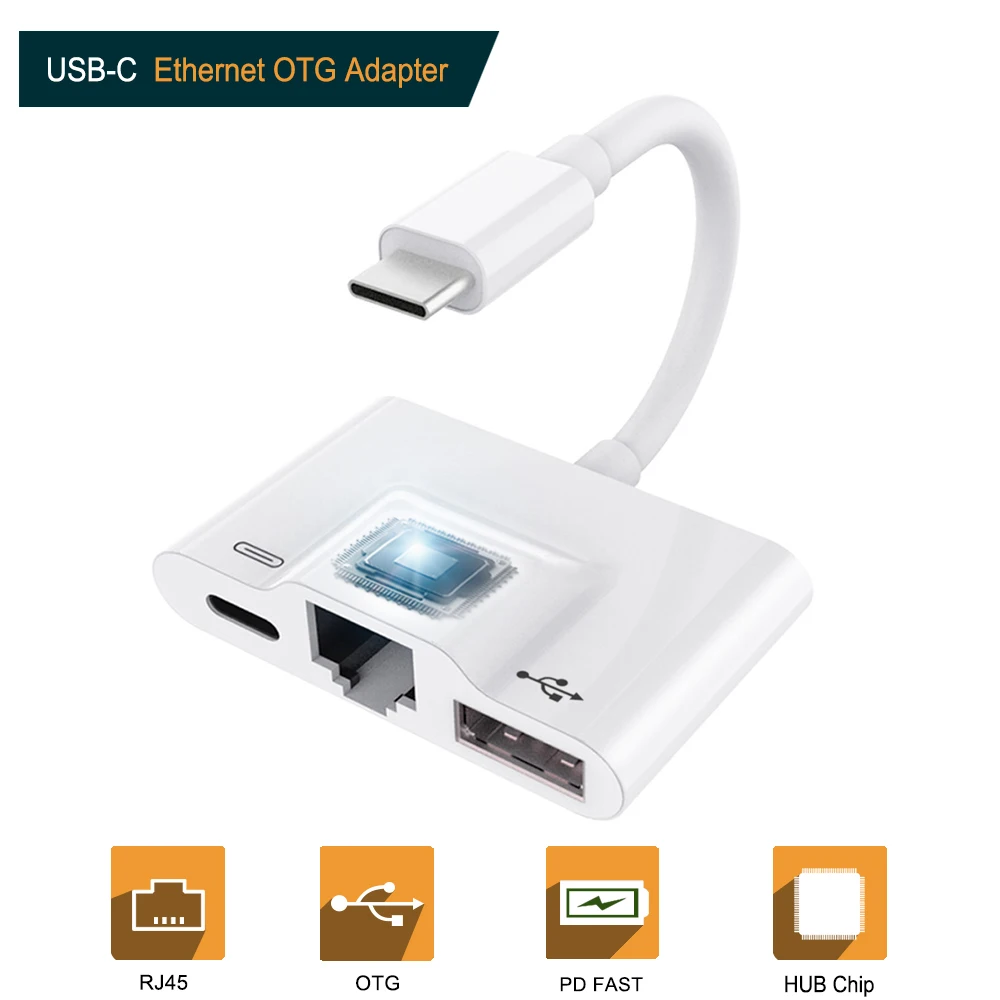 

USB C к RJ45 Ethernet LAN проводной сетевой адаптер для iPad Pro Google Pixel 2/2XL 3/3XL G Xiaomi Mix 2 HTC Huawei Samsung s10