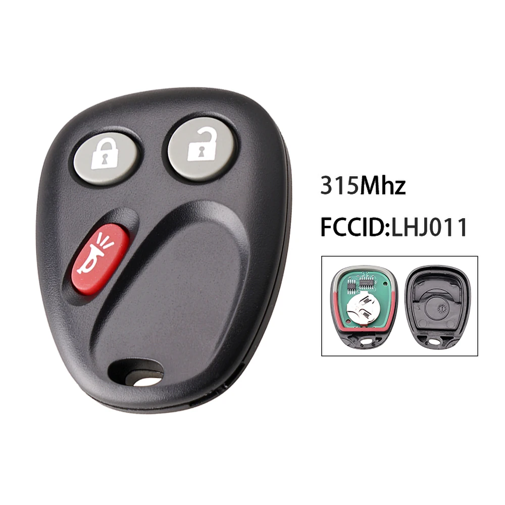 Keyless Entry Remote Control Car Key Fob for Chevrolet Avalanche Silverado Suburban Tahoe SSR/Equinox/Cadillac/GMC Sierra Yukon