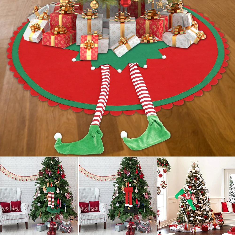 

Christmas Tree Ornaments Xmas Soft Living Room Decorating Tool Festival Home Decor for Christmas Home Party Decor Elf Ornaments
