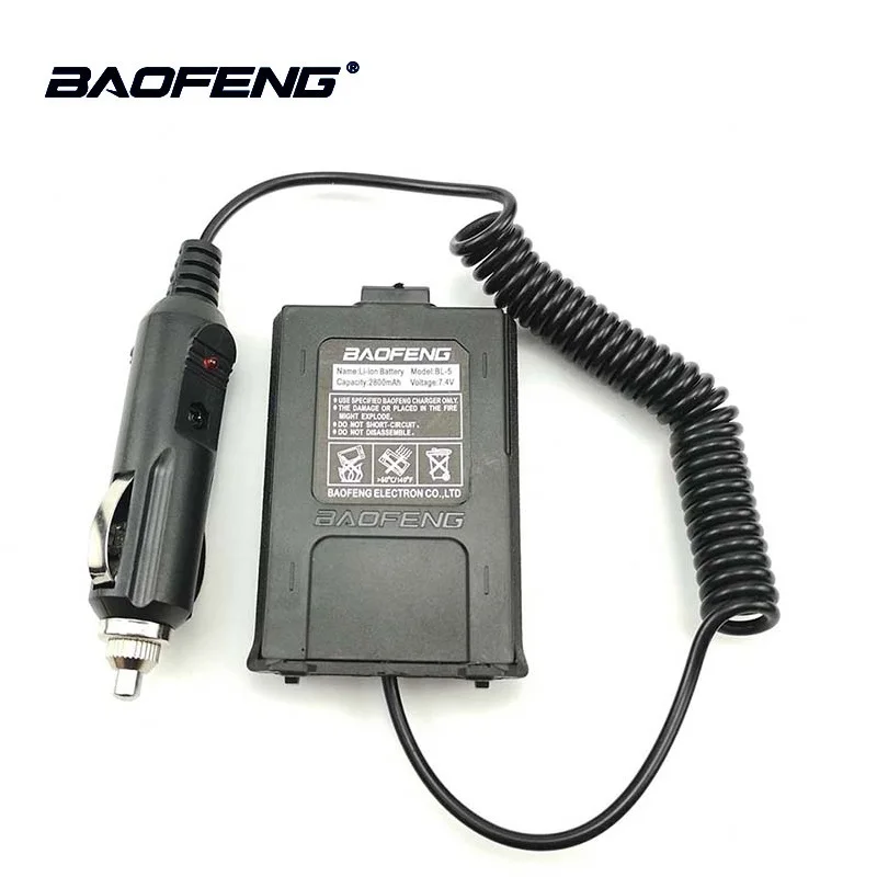 

Baofeng UV-5R Walkie Talkie Battery Eliminator Car Charger Adapter for UV 5R UV-5RE F8 DMR Ham HF CB Car Radio UV5R